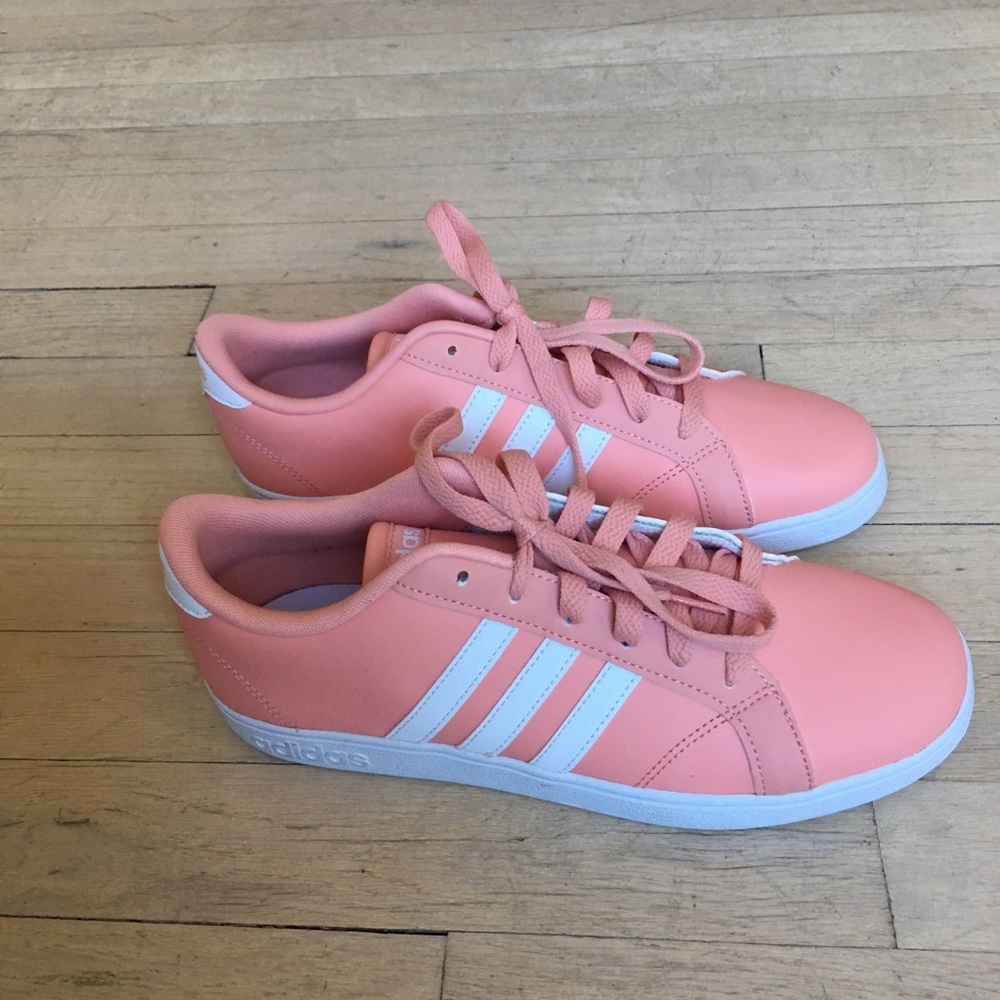 Adidas | Sport Inspired Pink White Stripe Sneakers - Picture 3 of 8